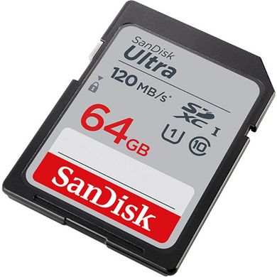 Карта пам'яті SANDISK 64GB SDXC class 10 Ultra (SDSDUN4-064G-GN6IN)