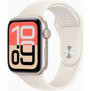 Смарт-годинник Apple Watch SE 3&nbsp;GPS&nbsp;44mm&nbsp;Starlight Aluminium Case with Starlight Sport Band - S/M (MEHG4RK/A)