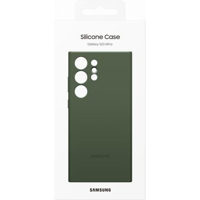 Чохол до мобільного телефона Samsung Galaxy S23 Ultra Silicone Case Khaki (EF-PS918TGEGRU)