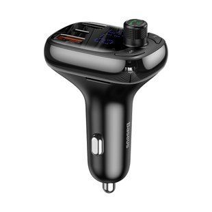 FM модулятор Baseus T typed Bluetooth MP3 Black (CCTM-B01)