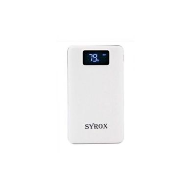 Батарея універсальна Syrox PB107 20000mAh, USB*2, Micro USB, Type C, white (PB107_white)