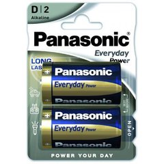 Батарейка PANASONIC D LR20 Everyday Power * 2 (LR20REE/2B)