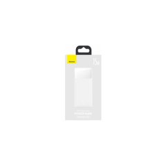 Батарея універсальна Baseus Bipow 10000mAh, PD/15W, USB-C/3A, 2*USB-A/3A(max.), white (PPDML-I02)