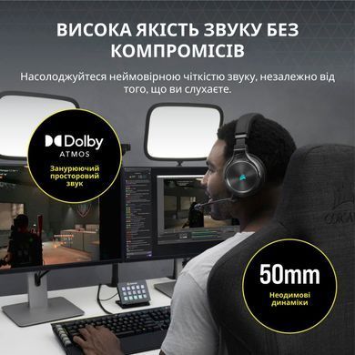 Навушники Corsair Corsair Virtuoso RGB Wireless XT (CA-9011188-EU)