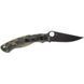 Ніж Spyderco Military 2 Black Blade, G-10 camo