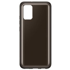 Чохол до моб. телефона Samsung Soft Clear Cover Galaxy A02s (A025) Black (EF-QA025TBEGRU)