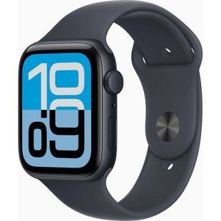 Смарт-годинник Apple Watch SE 3&nbsp;GPS&nbsp;44mm&nbsp;Midnight Aluminium Case with Midnight Sport Band - M/L (MEHQ4RK/A)