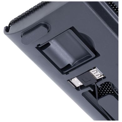 Підставка до ноутбука RivaCase до 15,6", пластик, чорний (5552(Black))