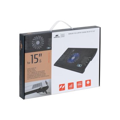 Підставка до ноутбука RivaCase до 15,6", пластик, чорний (5552(Black))