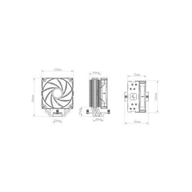 Кулер до процесора Deepcool AG400 BK ARGB