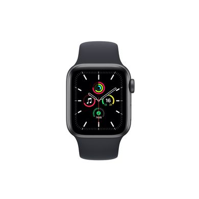 Смарт-годинник Apple Watch SE GPS, 44mm Space Grey Aluminium Case with Midnight S (MKQ63RB/A)