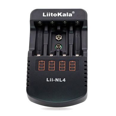 Зарядний пристрій для акумуляторів LiitoKala 4 Slots, LED, Li-ion/Ni-MH/Ni-Cd/AA/ААA/AAAA/С (Lii-NL4)