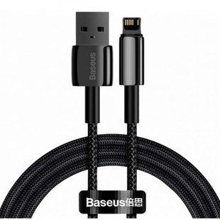 Кабель Baseus Tungsten Gold 2.4A AM / Lightning 2m Black (CALWJ-A01)