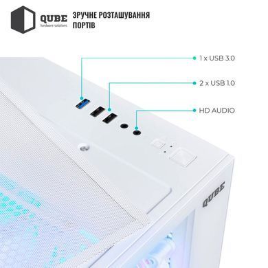 Корпус Qube REEF ARGB White (REEF_GMNU3)
