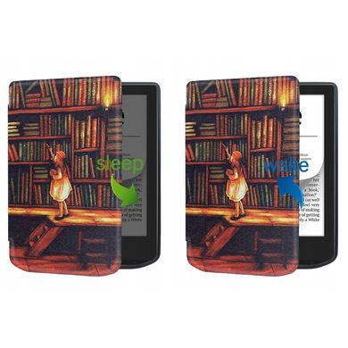 Чохол до електронної книги BeCover Smart Case PocketBook 629 Verse / 634 Verse Pro 6" Library Girl (710975)