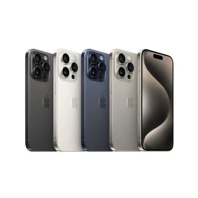 Мобільний телефон Apple iPhone 15 Pro 256Gb Black Titanium eSim (REF A) BREEZY (2AMTQR3)